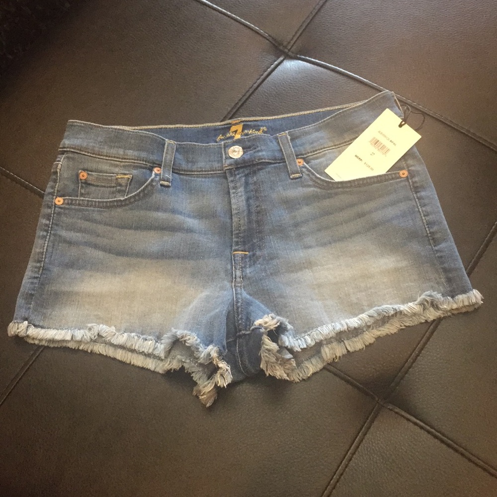 7 for all mankind shorts